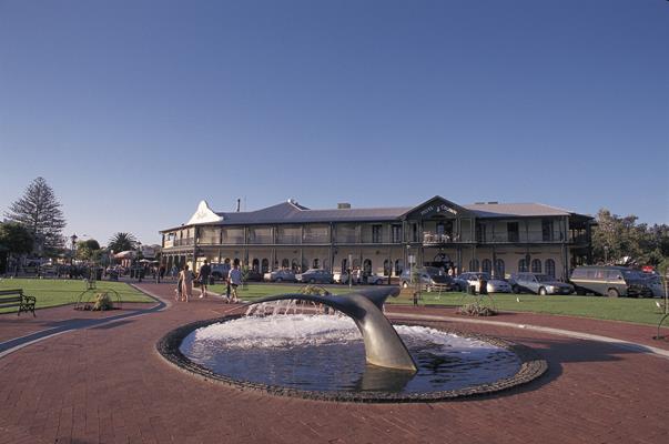 Crown Hotel & Warland Reserve: a great place to visit in Victor Harbor. Image &copy SATC; Photographer Uknown. This photo sponsored by Newsagents Category.
