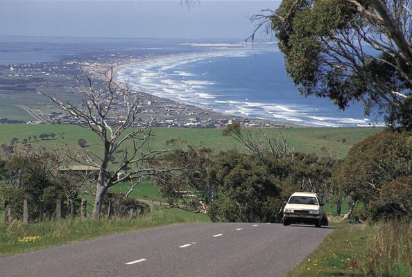 Crows Nest Road Lookout: a great place to visit in Victor Harbor. Image © SATC; Neale Winter. This photo sponsored by Car Servicing Category.