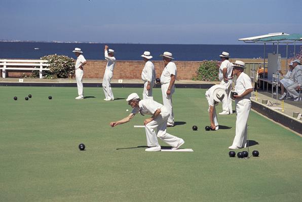 Lawn Bowls: a great place to visit in Victor Harbor. Image &copy SATC; Photographer Uknown. This photo sponsored by Business - Advisory Services Category.