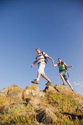 Hiking: a great place to visit in Victor Harbor. Image &copy SATC; Peter Fisher. This photo sponsored by Tours - Operators and Promoters Category.